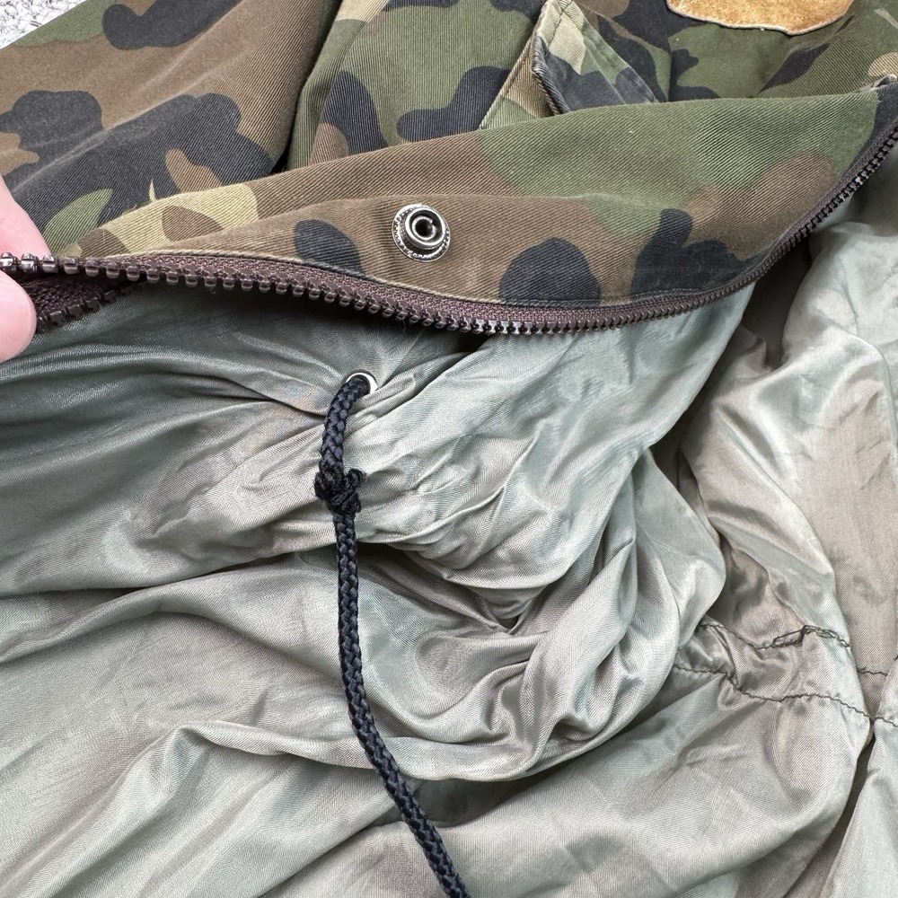 Vintage Winchester Jacket Mens Medium Camouflage Hunting Shooting Green Outdoors - Picture 11 of 13